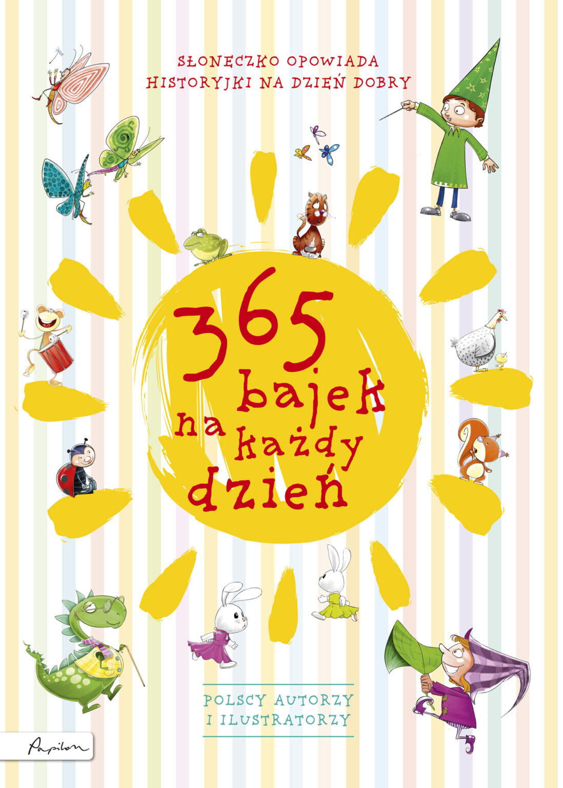 Okładka książki 365 bajek na każdy dzień. Słoneczko opowiada... historyjki na dzień dobry