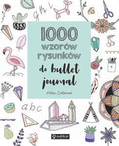 Okładka książki 1000 wzorów rysunków do bullet journal