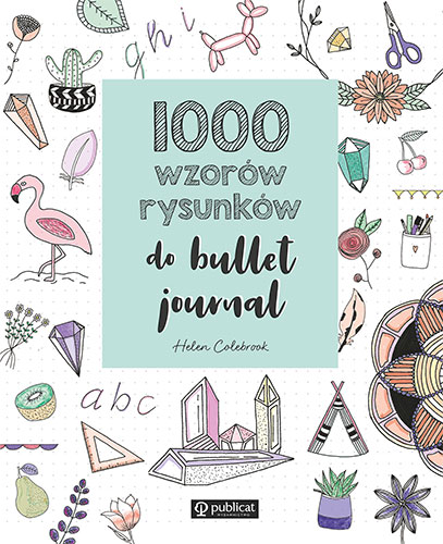 Okładka książki 1000 wzorów rysunków do bullet journal