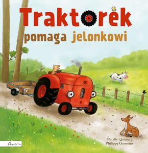 Okładka książki Traktorek pomaga jelonkowi