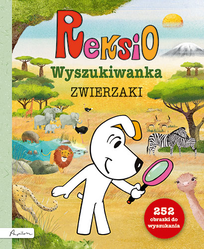 Okładka książki Reksio wyszukiwanka. Zwierzaki